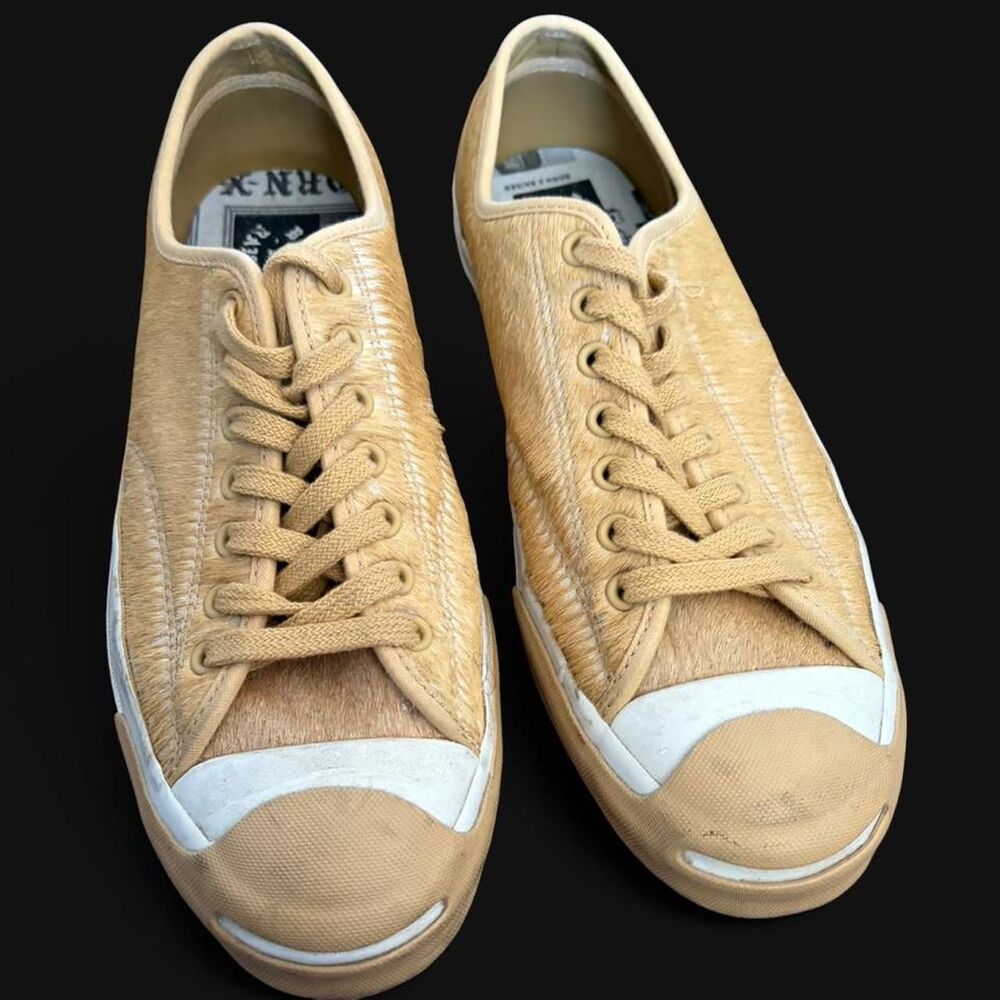 Born-x-raised Men's Tan and Yellow Trainers